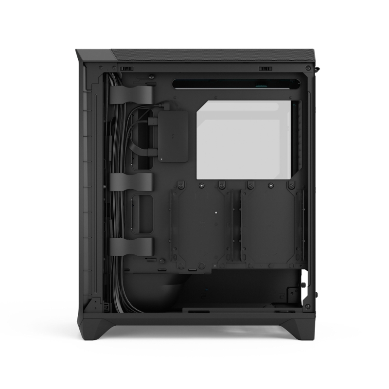 Корпус ПК без блока Case Fractal Design Meshify 3 Ambience Pro RGB TG Light Tint, Full-Tower, 3x140mm ARGB, 2xUSB-A 3.2 + 1xUSB 3.2 Type-C, E-ATX, ATX, mATX, mITX, Black, фото 13