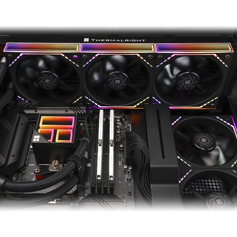 Система жидкостного охлаждения Thermalright Frozen Infinity 360, вентилятор 120 мм, чёрный, фото 6