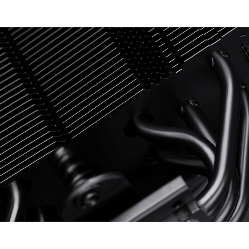 Кулер для процессора Noctua NH-U12S chromax.black, до 129 Вт, вентилятор 120 мм, шум 22.4 дБА, фото 5