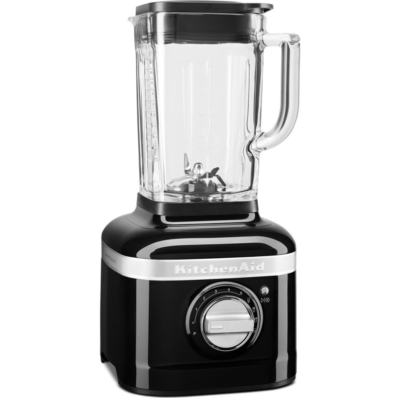 Стационарный блендер KitchenAid Artisan 5KSB4026EOB, стеклянный стакан 1,4 л, 1200 Вт, чёрный, фото 3