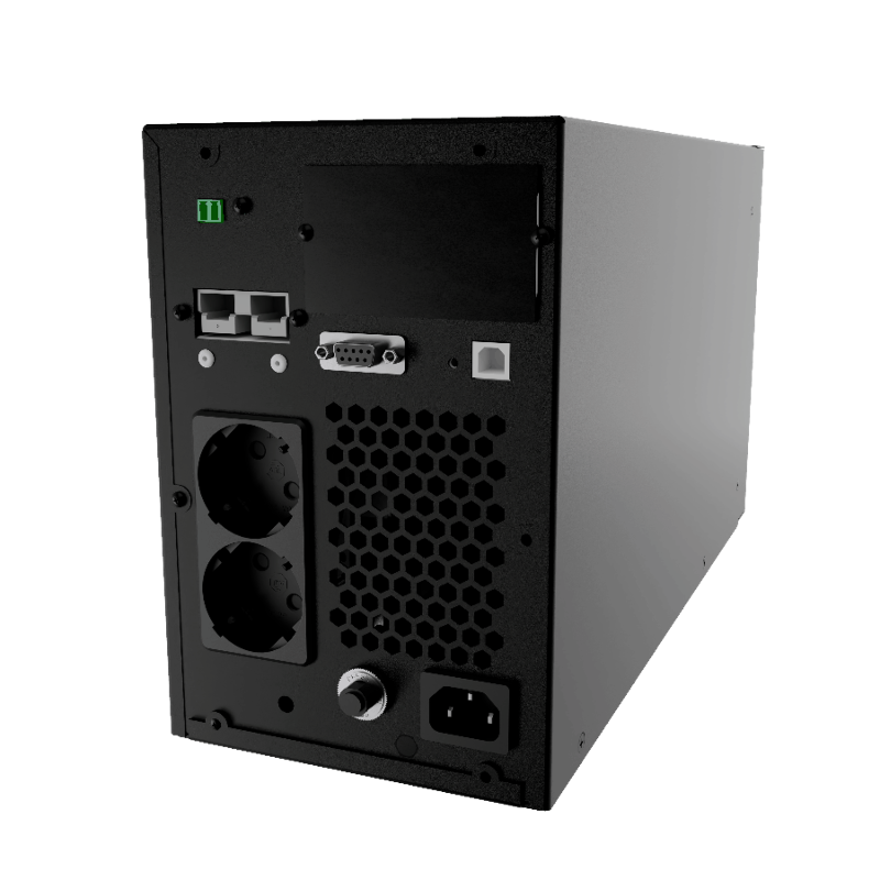 ИБП Импульс Online tower FF15201, 1500 ВА, 1500 Вт, 2 розетки, Schuko, фото 3