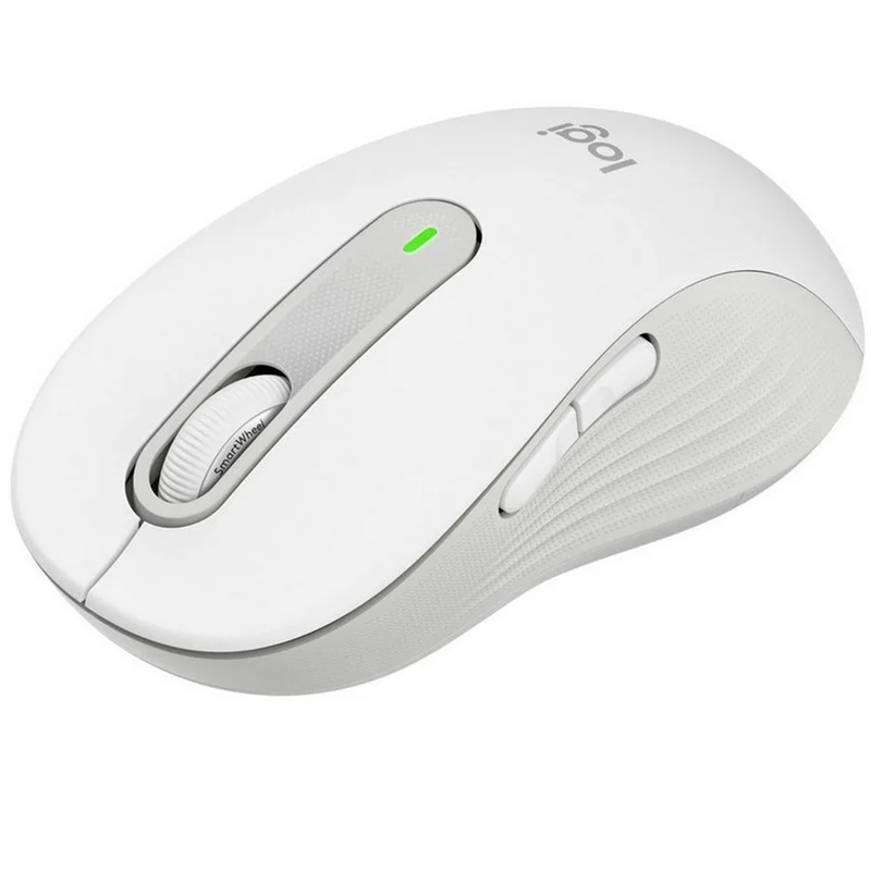 Мышь Logitech Signature M650L -OFF-WHITE-BT-M650 L, USB-A, Bluetooth, 4000 dpi, белый, фото 5