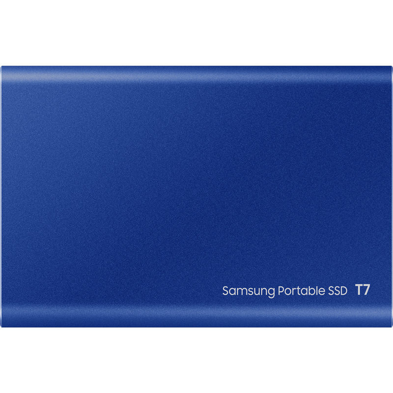 Внешний накопитель Samsung T7, SSD 2 ТБ, USB 3.2 Gen 2 Type-C, чтение 1050 МБ/с, запись 1000 МБ/с, синий, фото 6