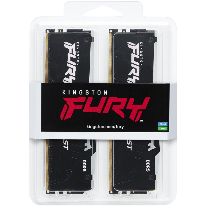 Оперативная память Kingston KF552C40BBAK2-32, 32 ГБ (2x16 ГБ), DDR5, 5200 МГц, DIMM, PC5-41200, CL40, фото 2