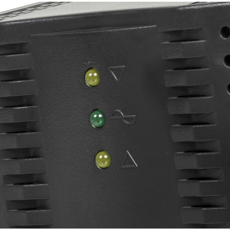 Стабилизатор напряжения Powercom TCA-1200 BL ступенчатый, 1200 ВА / 600 Вт, 4 розетки Schuko, чёрный, фото 4