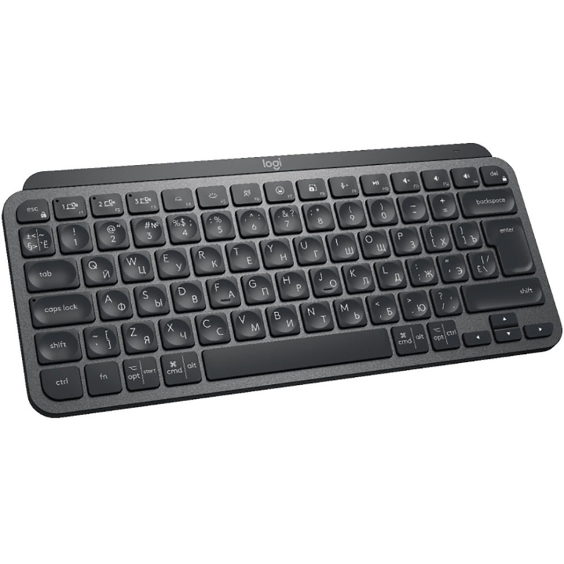 Клавиатура Logitech MX Keys MINI Graphite, Bluetooth, мембранные, графитовый, подсветка, фото 4