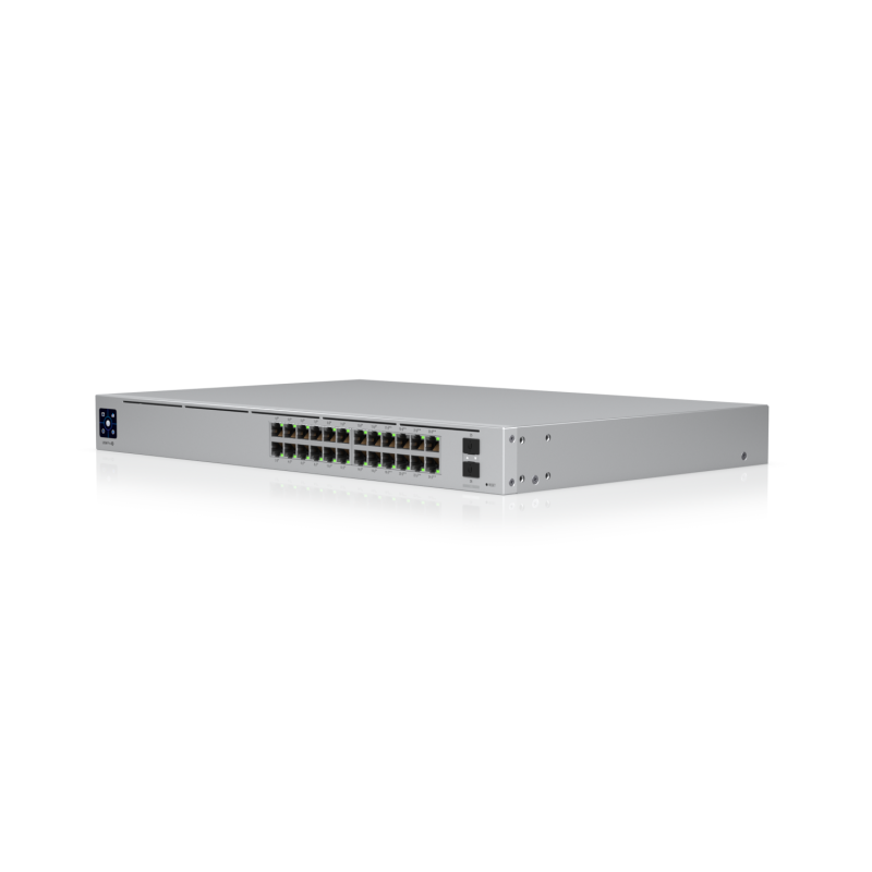 Коммутатор Ubiquiti USW-Pro-24-POE уровня L3, 24 порта 1 Гбит/с, PoE++ 400 Вт, 2 SFP+, фото 2