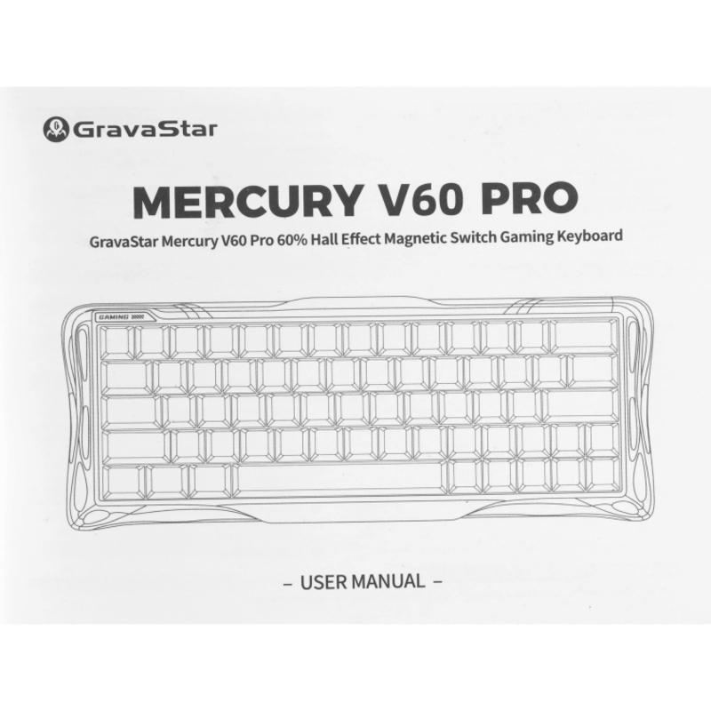 Клавиатура Gravastar Mercury V60Pro XTAL SLV RU, белый, фото 7