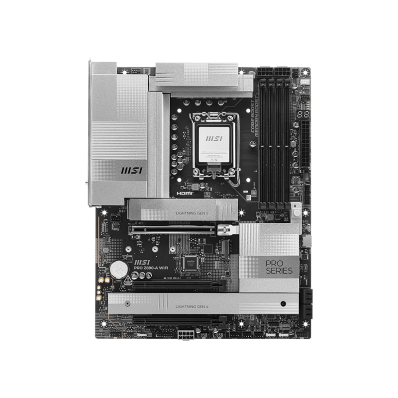 Материнская плата MSI PRO Z890-A WIFI, LGA1851, Intel Z890, ATX, DDR5, фото 2