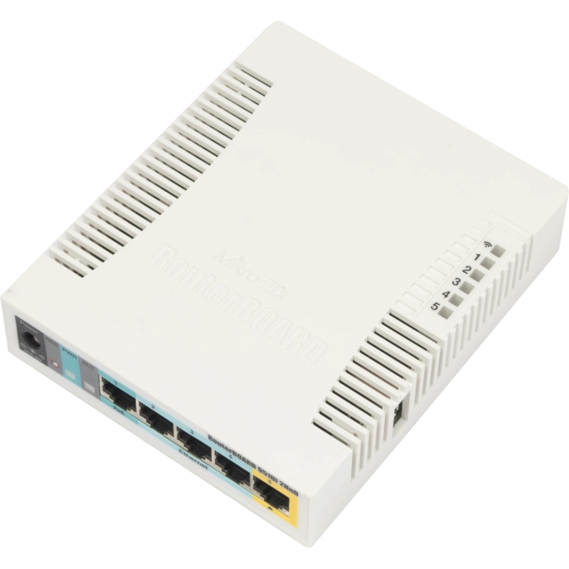 Wi-Fi роутер MikroTik RB951Ui-2HnD, 2,4 ГГц, 5 портов 100 Мбит/с, USB 2.0, VPN, фото 5