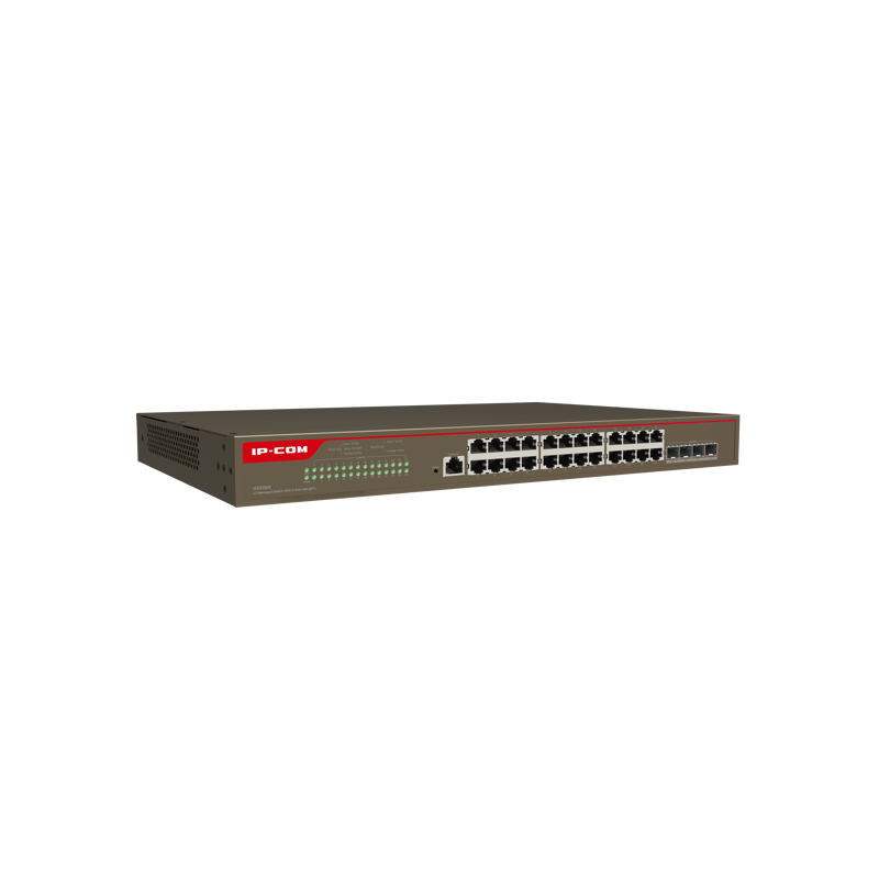 Коммутатор Tenda IP-COM G5328X управляемый L3, 24 порта 1 Гбит/с, 4 SFP+, для стойки, фото 3