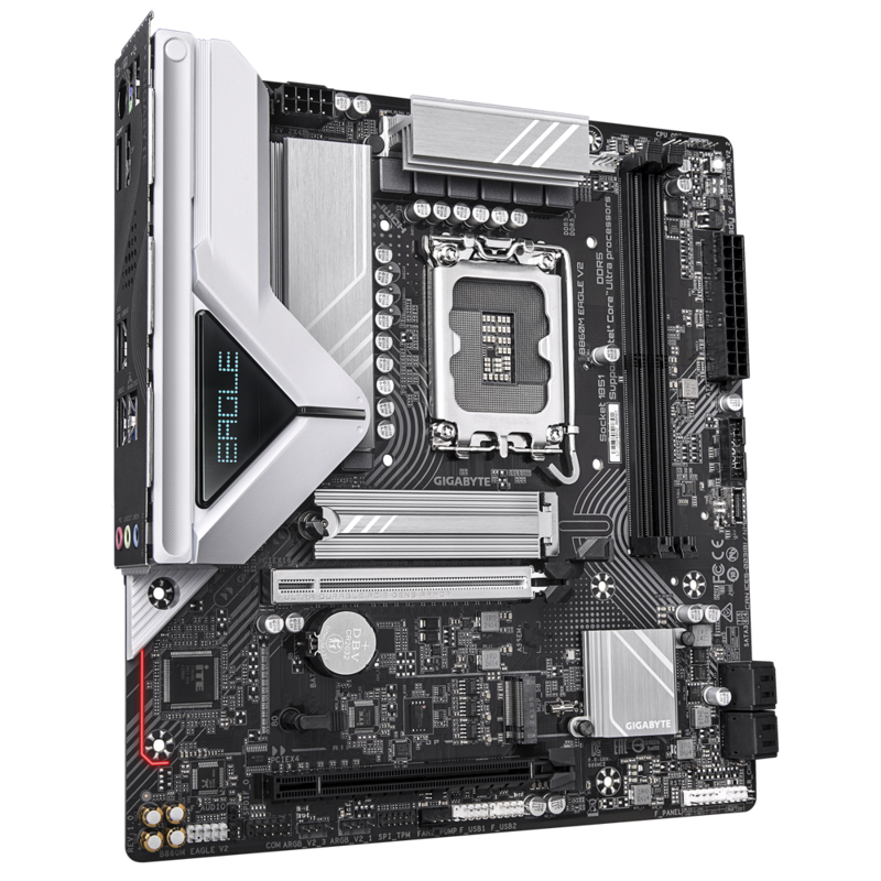 Материнская плата Gigabyte B860M EAGLE V2, LGA1851, Intel B860, mATX, DDR5, фото 3