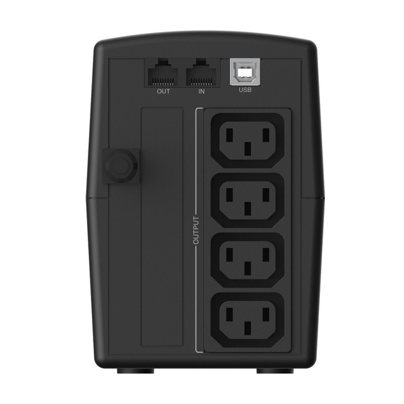 ИБП CBR Line Interactive 650VA, 650 ВА, 360 Вт, 4 розетки, IEC C13, фото 3