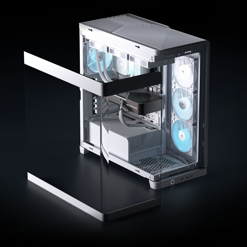 Корпус для ПК Corsair Frame 4500X RS-R ARGB, Midi Tower, белый, под ATX, E-ATX, mATX, Mini-ITX, фото 6