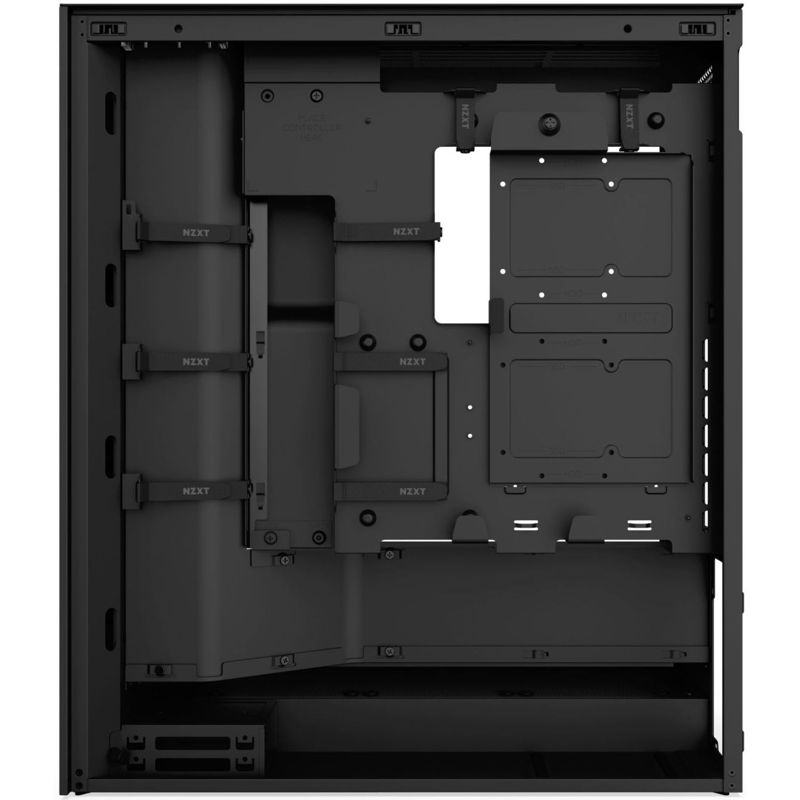Корпус ПК без блока Case NZXT H7 Flow, Midi-Tower, TG, 3x120mm, 2xUSB-A 3.2 + 1xUSB-C 3.2, E-ATX, ATX, mATX, mITX Black, фото 5