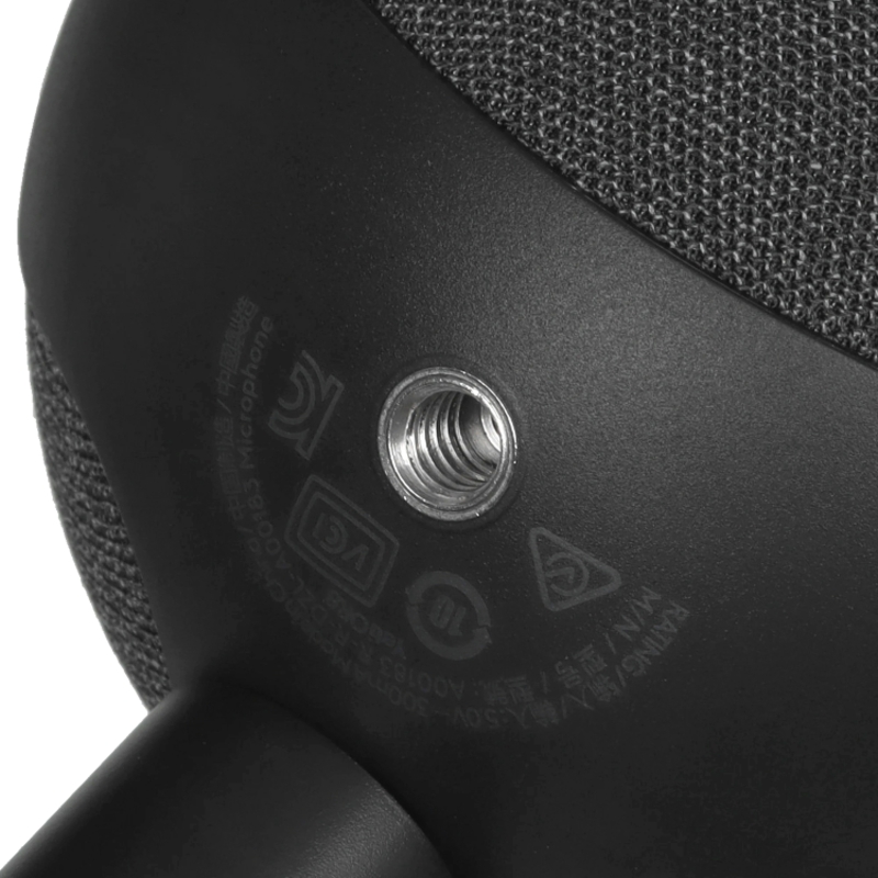 Микрофон Logitech USB Microphone Yeti Orb, проводное подключение, USB Type-A, настольный, Black, фото 6