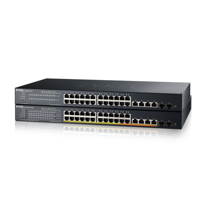 Коммутатор ZYXEL XMG1930-30 смарт L2+, 24 порта 2,5 Гбит/с, 4 порта 10 Гбит/с, 2 SFP+, 19″, фото 4