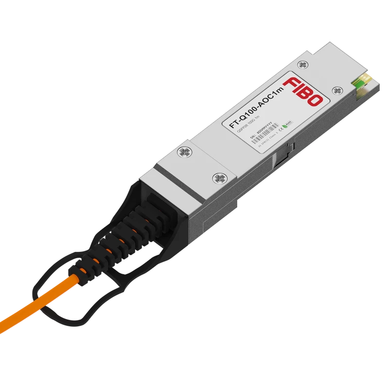 Кабель AOC Fibo FT-Q100-AOC1m QSFP28 100 Гбит/с, оптический, 1 м, фото 2