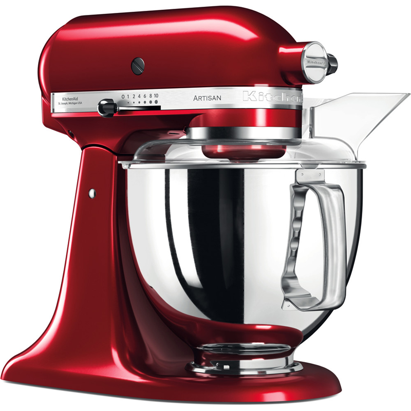 Планетарный миксер KitchenAid Artisan 5KSM175PSECA, чаши 4,8 и 3 л, 300 Вт, карамельное яблоко, фото 4