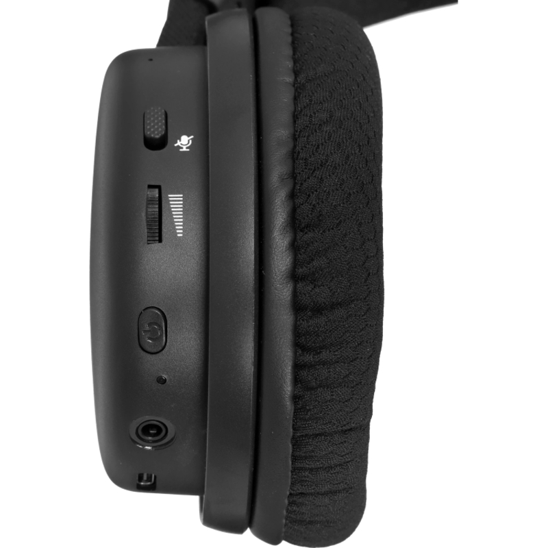 Гарнитура AULA G7, радиоканал, Bluetooth 5.0, Mini-jack, полноразмерные, чёрный, микрофон съёмный, фото 6