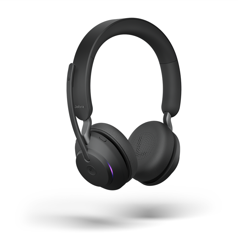 Гарнитура Jabra Evolve2 65 MS Stereo с зарядной подставкой, Bluetooth 5.0, адаптер Link 380c USB-C, фото 2