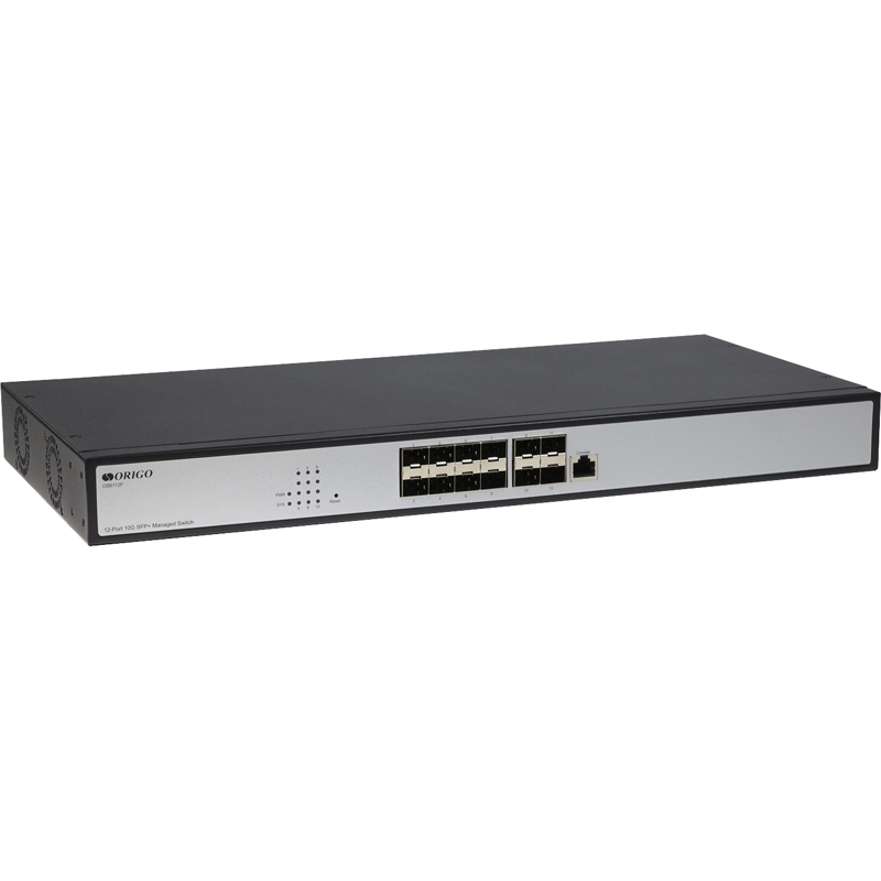 Коммутатор Origo OS6112F управляемый L3, 12 портов SFP+ 10 Гбит/с, консольный порт RJ-45, фото 2