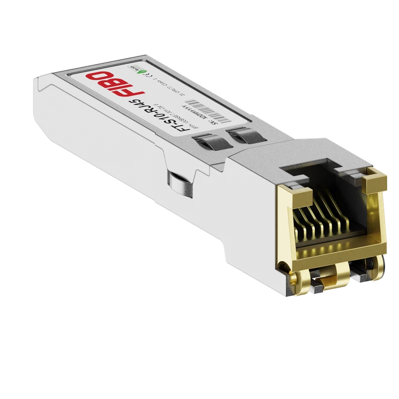 Трансивер FIBO FT-S10-RJ45 SFP+ 10 Гбит/с, медный, RJ-45, до 30 м по кабелю cat 5E, DDM, фото 2