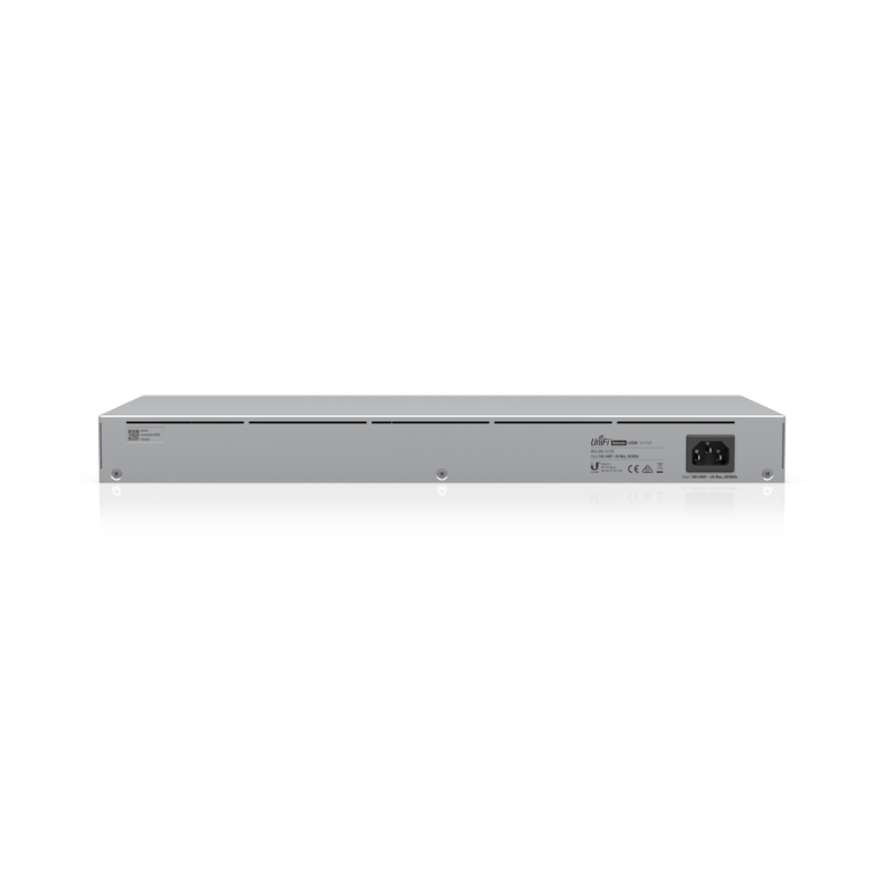 Коммутатор Ubiquiti USW-16-POE управляемый, 16 портов 1 Гбит/с, 2 SFP, PoE 42 Вт, без вентилятора, фото 5