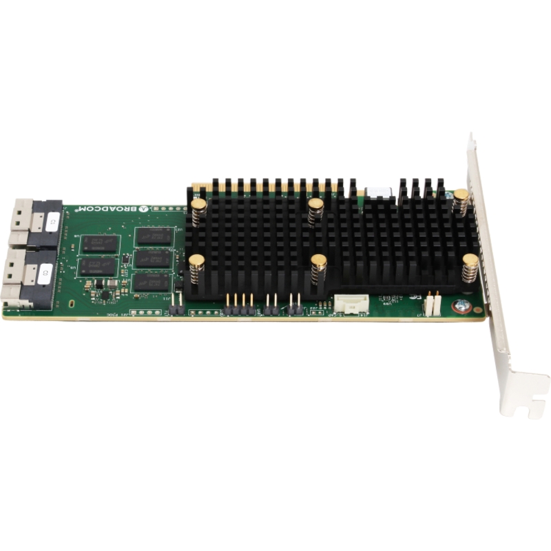 Контроллер MegaRAID 9660-16i SGL (05-50107-00 03-50107-00002), PCIe 4.0 x8, LP, 24G SAS/SATA/NVMe, RAID 0,1,5,6,10,50,60 (Broadcom 05-50107-00), фото 3