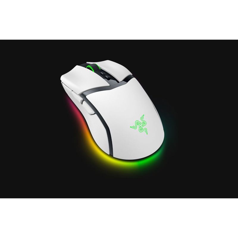 Мышь Razer Cobra Pro, USB-C, Bluetooth, радиоканал, 30000 dpi, белый, подсветка, фото 8