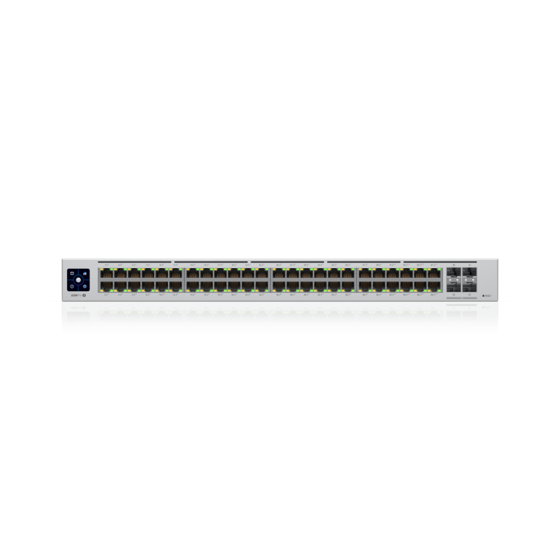 Коммутатор Ubiquiti USW-Pro-48-POE уровня L3, 48 портов 1 Гбит/с, 40 портов PoE, 4 SFP+, 600 Вт, фото 3
