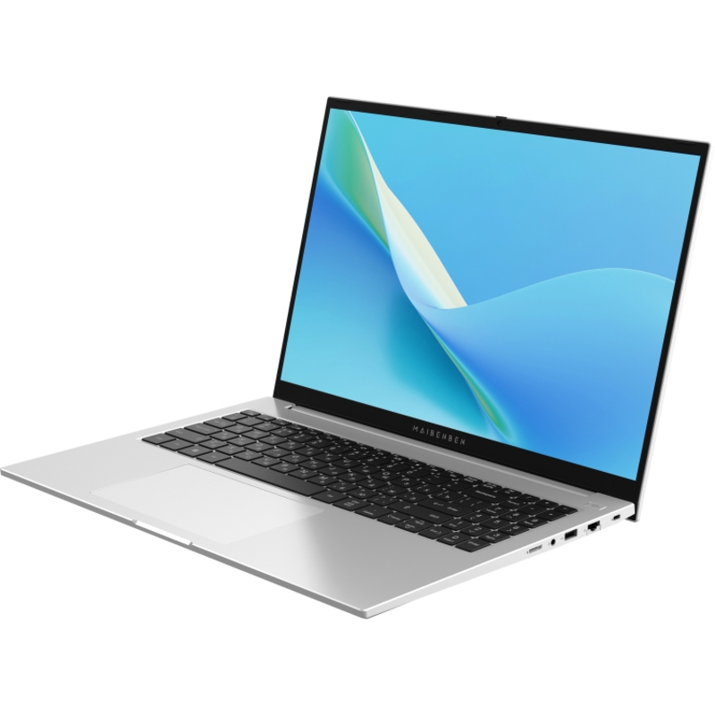 Ноутбук Maibenben M16B-R574UM 16"(1920x1200 IPS (60Hz))/AMD Ryzen 5 7430U(2.3Ghz)/16384Mb/512PCISSDGb/Int:AMD Radeon/Cam/BT/WiFi/55WHr/war 1y/1.89kg/Silver/Linux + Screen 60Hz, 16GB DDR4 ,2SODIMM, фото 2