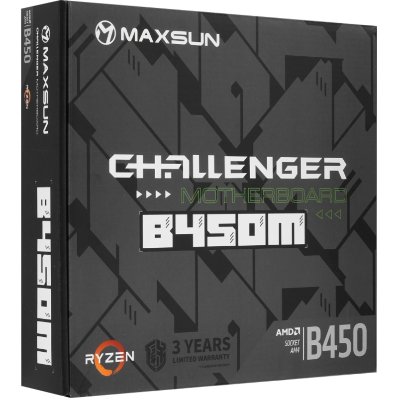 Материнская плата Maxsun MS-Challenger B450M, AM4, AMD B450, Micro-ATX, DDR4, фото 8