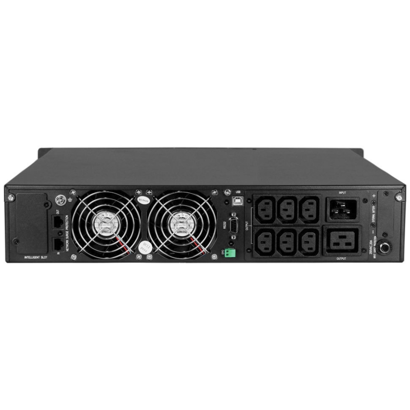 ИБП Hiden EXPERT UDC9202H-RT онлайн, 2000 ВА / 1800 Вт, стоечный или напольный, 6 × IEC C13, фото 4
