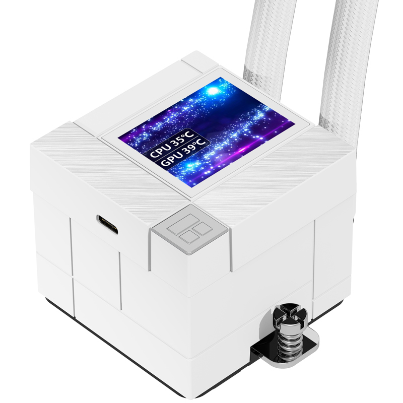 Система жидкостного охлаждения Thermalright Core Matrix 240 Vision, вентилятор 120 мм, белый, фото 6
