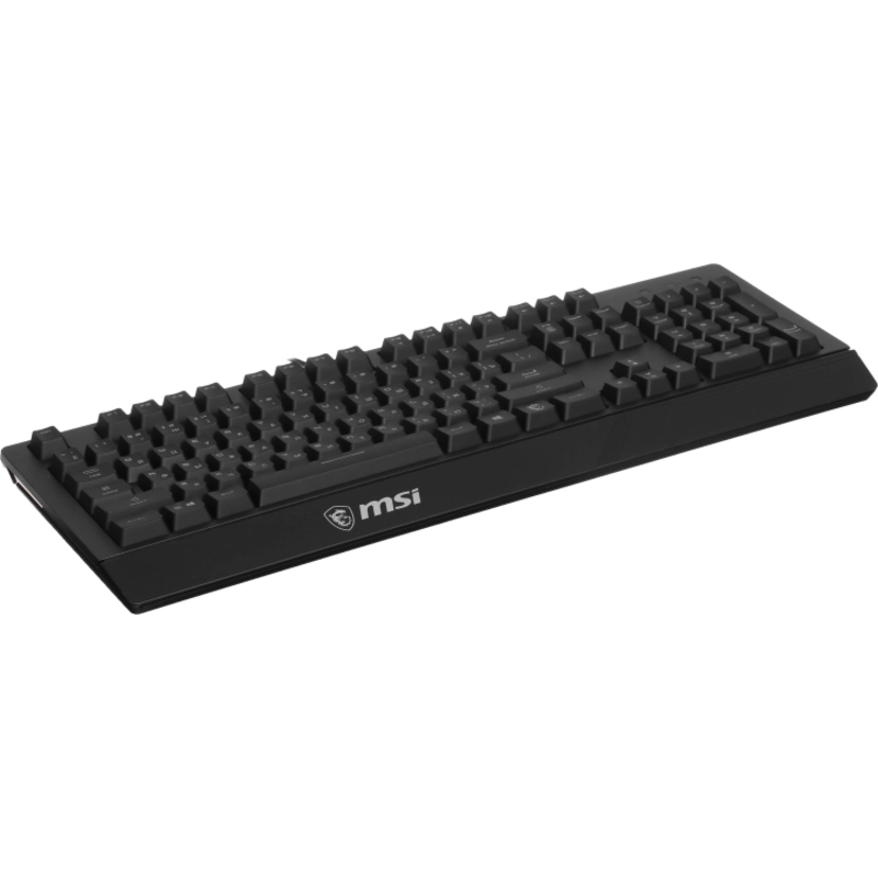 Клавиатура MSI VIGOR GK20 RU, проводное подключение, USB-A, мембранные, чёрный, подсветка, фото 3