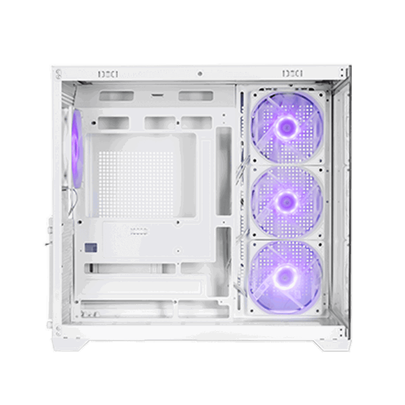 Корпус для ПК PcCooler C3T700 ARGB WH, Midi Tower, белый, под ATX, mATX, Mini-ITX, подсветка ARGB, фото 3