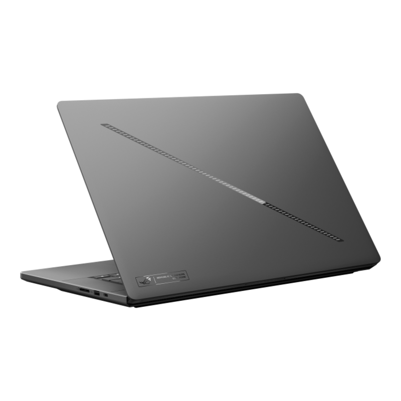 Ноутбук ASUS ROG Zephyrus G16 GU606AR-TB032 16"(2560x1600 OLED 240Hz)/Intel Ultra 9 386H(2.4Ghz)/32768Mb/1024PCISSDGb/noDVD/Ext:NVIDIA GeForce RTX 5070 Ti(12288Mb)/Cam/BT/WiFi/90WHr/war 1y/1.95kg/Eclipse Gray/noOS + чехол, фото 4