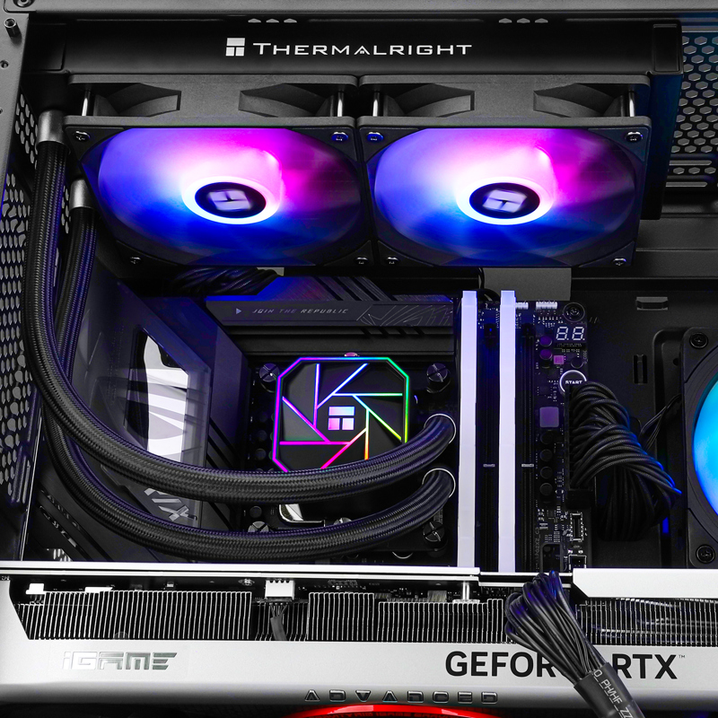Система жидкостного охлаждения Thermalright Aqua Elite 240 V3, вентилятор 120 мм, шум 26.7 дБА, фото 5