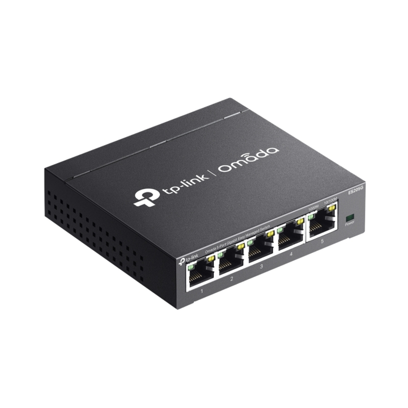 Коммутатор TP-Link Omada ES205G с облегчённым управлением, 5 портов 1 Гбит/с, фото 4