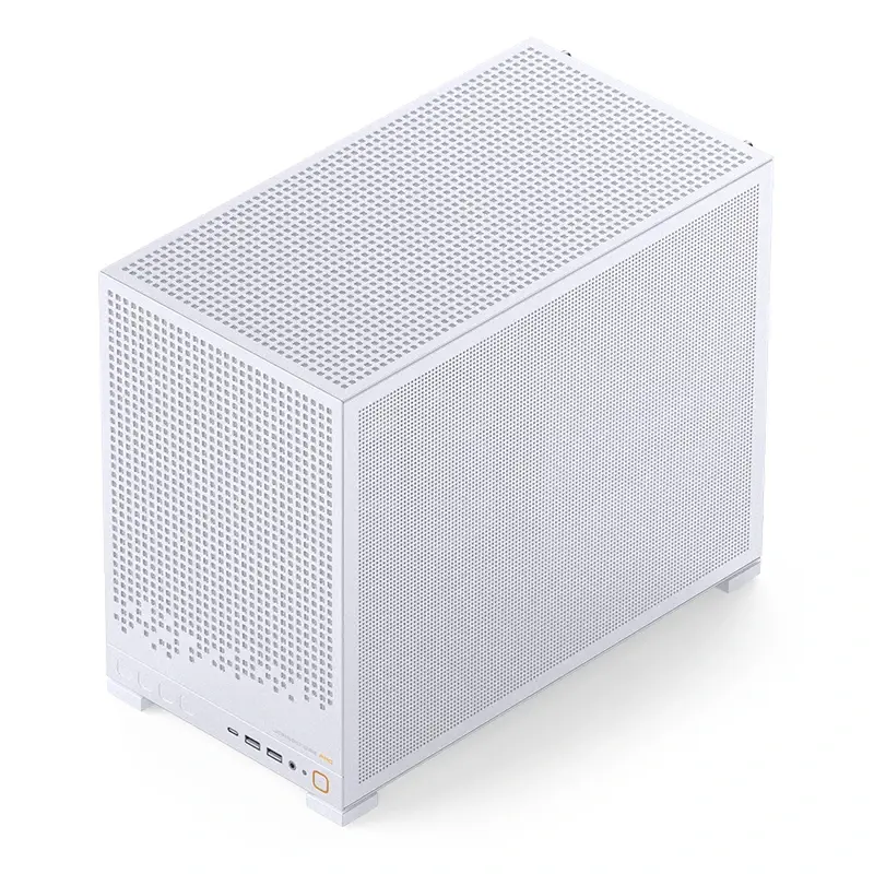 Корпус для ПК Jonsbo D32 PRO, Mini Tower, белый, под mATX, Mini-ITX, материал пластик, сталь, стекло, фото 16