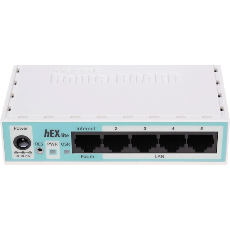 Маршрутизатор MikroTik hEX lite RB750r2, 5 портов 100 Мбит/с, VPN, для дома и небольшого офиса, фото 6
