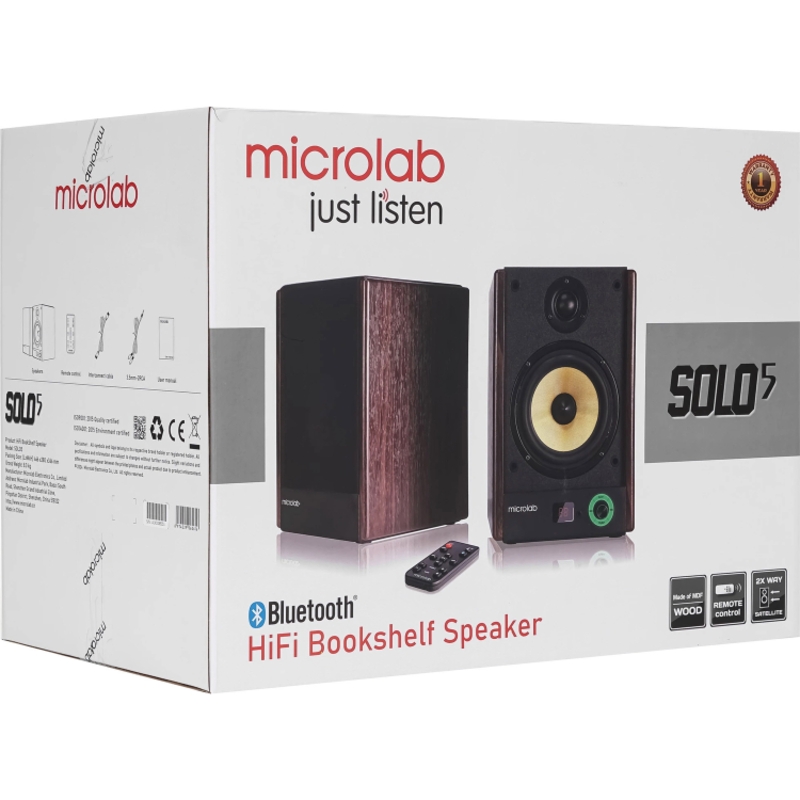 Акустическая система Колонки Microlab SOLO 5, 90 Вт, проводное и беспроводное подключение, фото 8