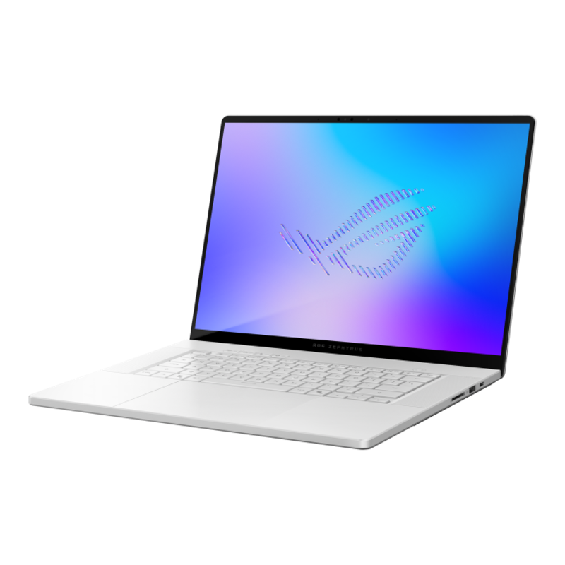 Ноутбук ASUS ROG Zephyrus G16 GU606AP-TB081 16"(2560x1600 OLED (матовый))/Intel Ultra 9 386H(2.4Ghz)/32768Mb/1024PCISSDGb/noDVD/Ext:NVIDIA GeForce RTX 5070(8192Mb)/Cam/BT/WiFi/90WHr/war 1y/1.85kg/Platinum White/noOS + чехол, фото 2