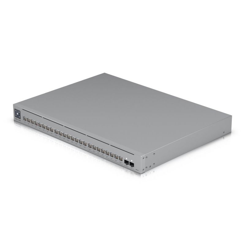 Коммутатор Ubiquiti USW-Pro-Max-24-PoE уровня L3, 16 × 1 Гбит/с и 8 × 2,5 Гбит/с, PoE 400 Вт, фото 3