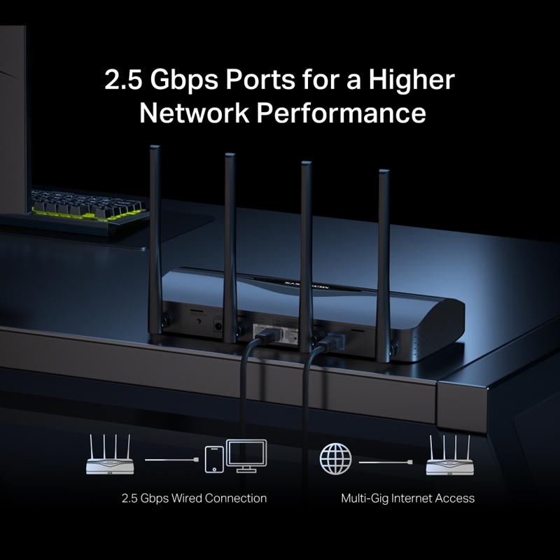 Wi-Fi роутер Mercusys BE3600 Dual-Band Wi-Fi 7 Router, 3 порта LAN, фото 9