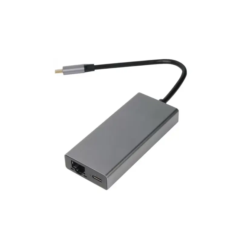 Адаптер 6в1 Vcom Type-Cm → RJ-45+3USB3.0, USB Type-C, фото 2