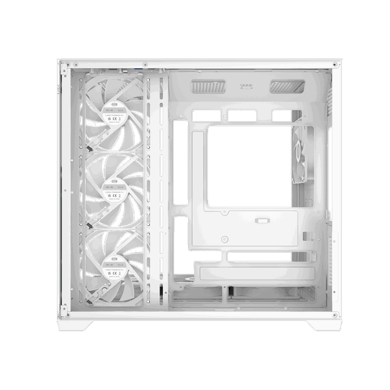 Корпус для ПК PcCooler C3T700 ARGB WH, Midi Tower, белый, под ATX, mATX, Mini-ITX, подсветка ARGB, фото 6