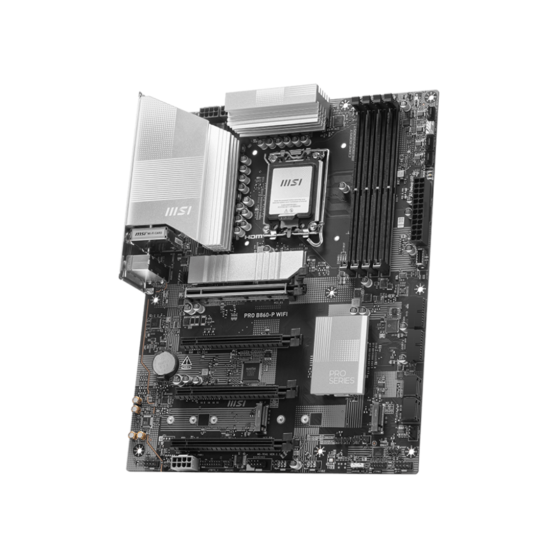 Материнская плата MSI PRO B860-P WIFI, LGA1851, Intel B860, ATX, DDR5, фото 4