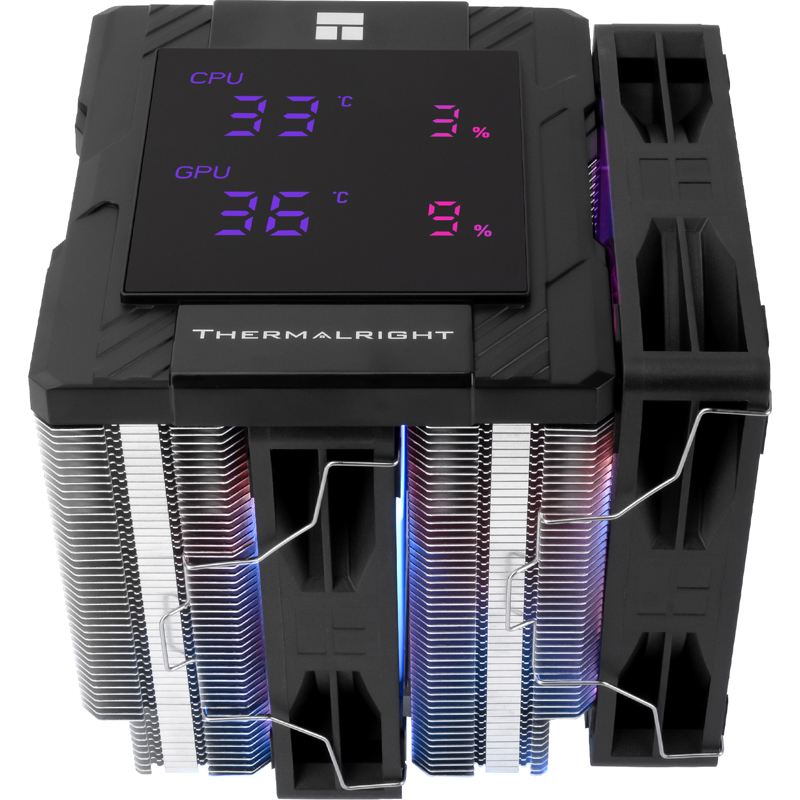 Кулер для процессора Thermalright Peerless Assassin 120 Digital, вентилятор 120 мм, чёрный, фото 7